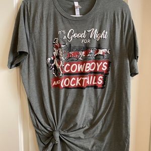 Cowboys and Cocktails Tee